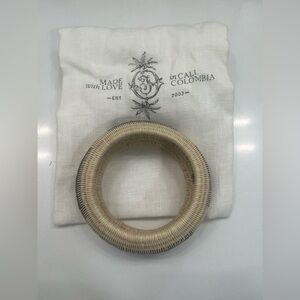 Brand New Johanna Ortiz Bracelet 100% bejuco fibers with naturals tones